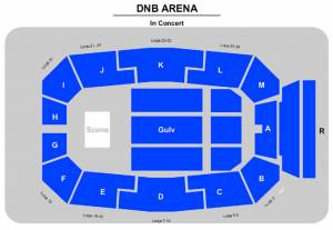 DNB Arena show salkart